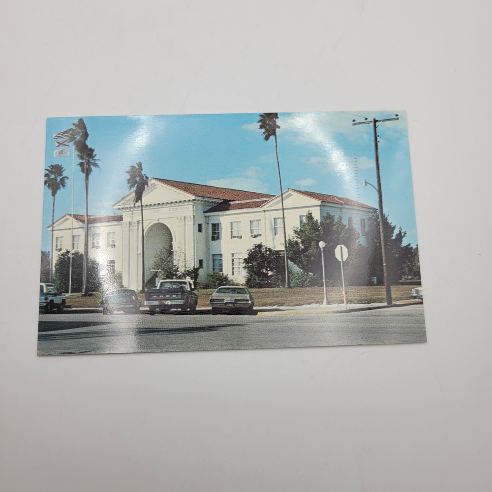 Okeechobee County Courthouse‎ Florida Postcard National Post Card Service Chrome